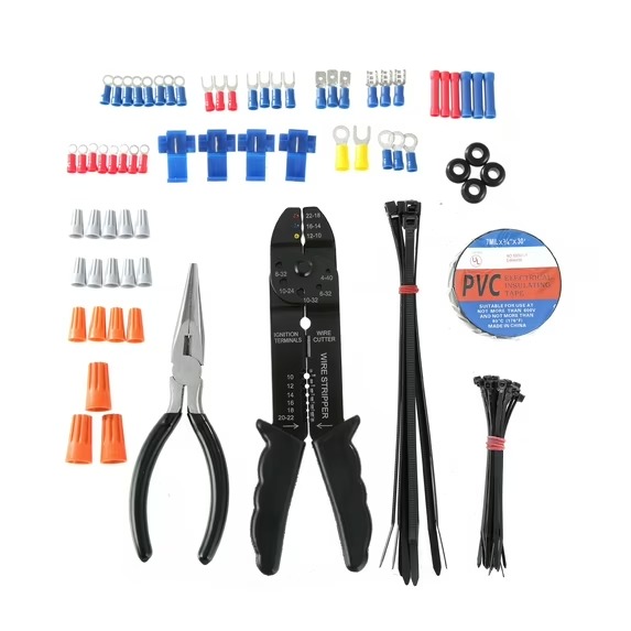 Electrical Home Repair Kit with Tools and Storage Case