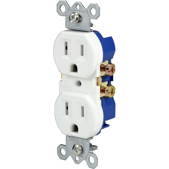 15A Grounding Duplex Electrical Outlet